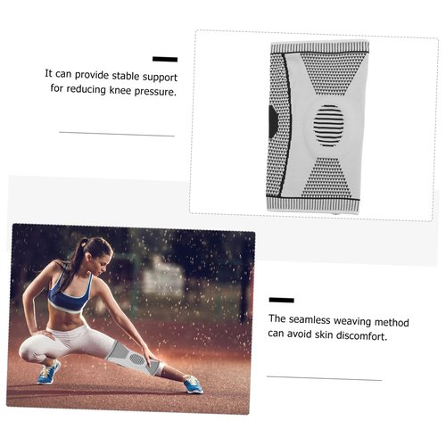 HOODANCOS 1pc Breathable Knee Pad with Elastic Design Knee Wrap for Sports Ergonomic Support for Running Basketball Cycling Reduces Pressure Comfortable Fit Coverage