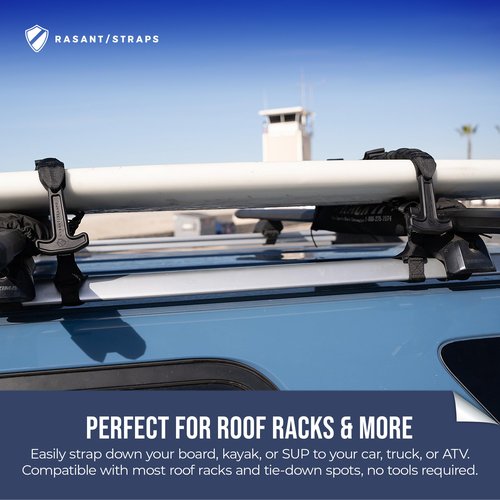 T-Pull Quick-Release Tie-Down Strap – Fast, One-Handed Strap System for Surfboards, Paddleboards, Kayaks & Roof Racks – Ultra-Durable, Easy to Use, No Knots or Hassle