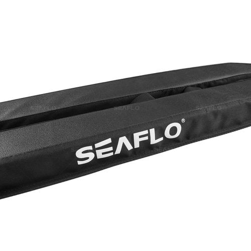 SEAFLO Traveller Soft Kayak Roof Rack with EVA Foam Pads Universal Fit for Cars Lightweight Nylon Top Carrier w/ 2 Securing Straps Fits 2-Door and 4-Door Vehicles 132 lb Load Capacity 4-Year Warranty