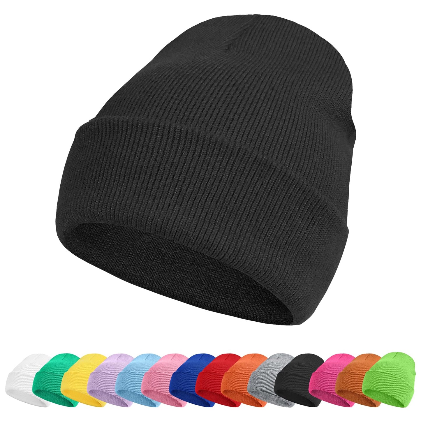 ZOORON Toddler Beanie Baby Kids Beanies Warm Winter Hat Knit Skull Cap for Boys & Girls Soft Children Infant Hat