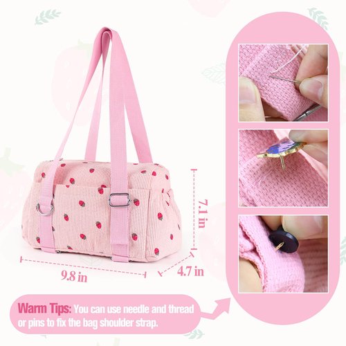 Mini Gym Bag For Women, Strawberry Print Gym Bags With Yoga Mat Holder, Cute Travel Weekender Overnight Duffle Bag For Girls Birthday Gifts, Not Yoga Mat