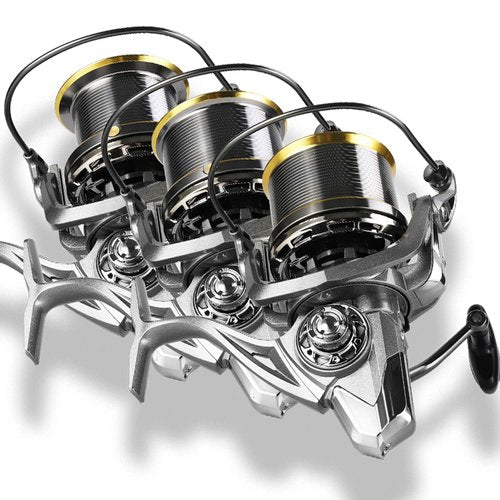 Winter Fishing Reel - Ice Fishing Reels, Reel | 4.8:1 Gear Ratio Fishing Wheel, Stainless Steel Saltwater Reel, Smooth Long-Distance Casting, Lure Fishing Reels for Freshwater, Lake
