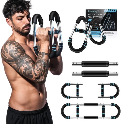 Jimtoiny Professional Twister Arm Trainer, Adjustable 60-100lb Chest Workout Equipment for Men, Portable Detachable Design for Home Gym, Arm Chest and Shoulder Muscle Strength Exerciser Training