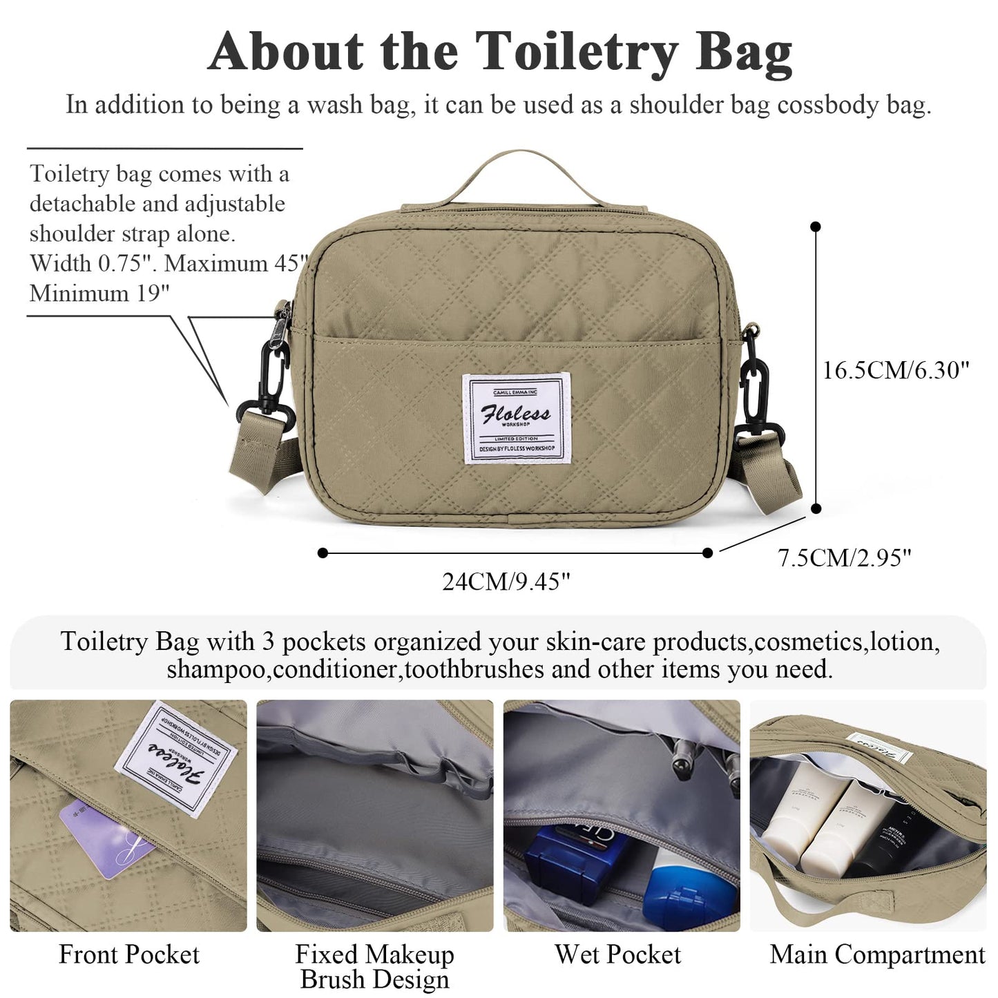 Travel Duffel Bag,Overnight Weekender Bags for Women with Wet Pocket