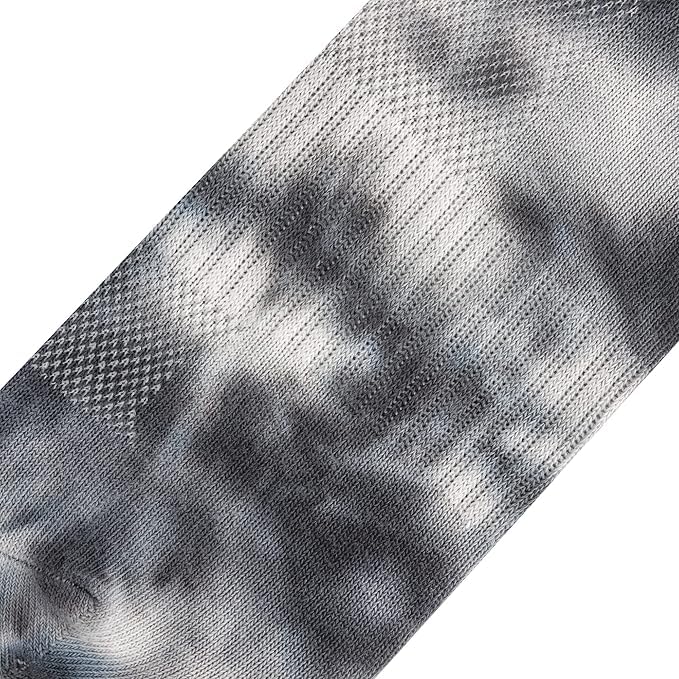 Odd Sox Basix Unisex Tie Dye Crew Socks Large - Storm Pattern