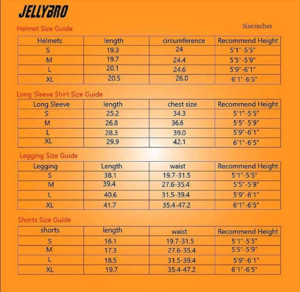 Jellybro Mens Padded Compression Pants Football Girdles Athletic Leggings for Soccer Basketball Paintball Hockey Black