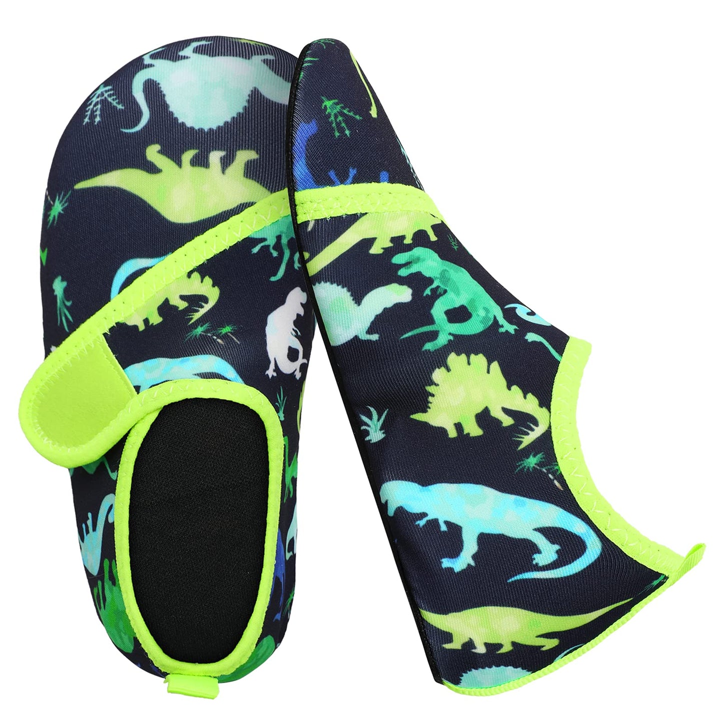 JOINFREE Girls Boys Summer Water Shoes Kids Athletic Aqua Shoes Swim Shoes Dinosaur 11-11.5 Little Kid