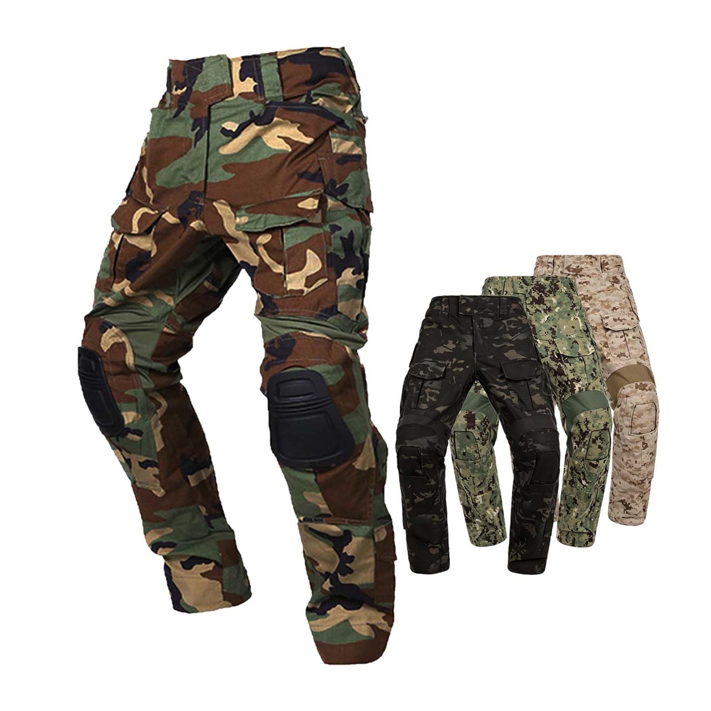 Emerson Airsoft Hunting Tactical Pants Combat Gen3 Pants with Knee Pads (US, Alpha, Medium, Regular, Regular, AOR2)