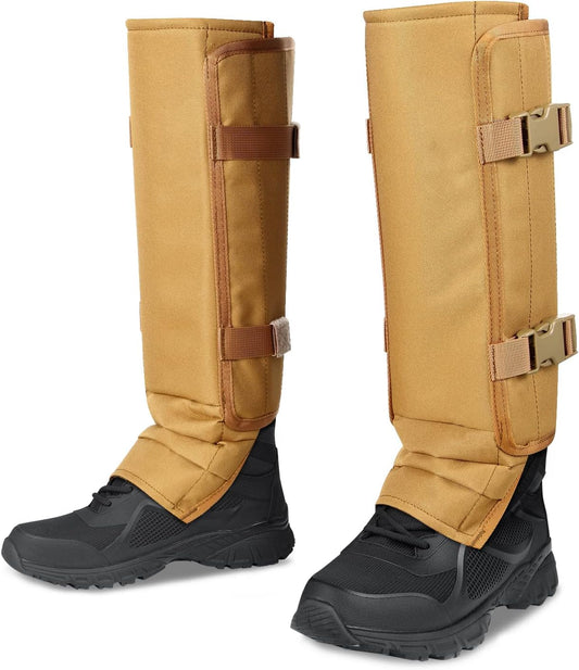 IceBlade Snake Gaiters, Waterproof Snake Bite Protection for Lower Legs, Adjustable Snake Guards, Durable Snake Proof Legging