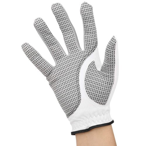Racquetball Glove, Triangular Shaped Anti Slip Granules Enhanced Grip Gloves Leather and Anti Slip Granular Material for Right Hand Protective Glove (26)
