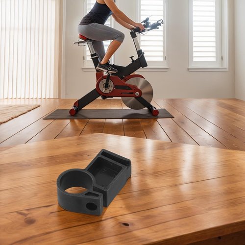 Exercise Bike Monitor Mounting Bracket Suitable for 22 25mm Tubes Plastic Build