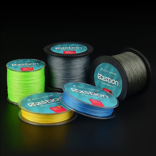 Calamus Bastion Braided Fishing Line, Moss Green, 600 Yds, 20 LB (4 Strands)