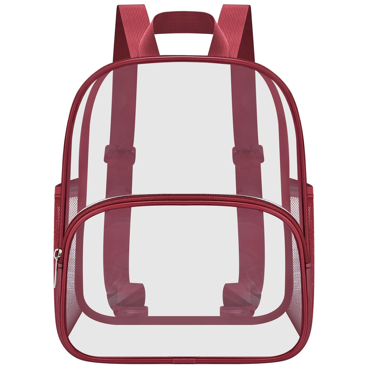 USPECLARE Clear Backpack for Stadium Events Small Clear Backpack 11.5x9.5x6 for Concert Sport Events Work Travel