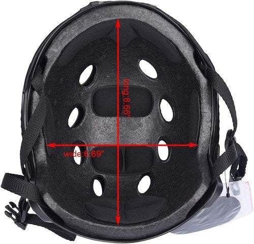 Tactical Airsoft Paintball Fast Helmet, with NVG Mount and Side Rail, CS Cosplay Tactical Gear Black Helmet