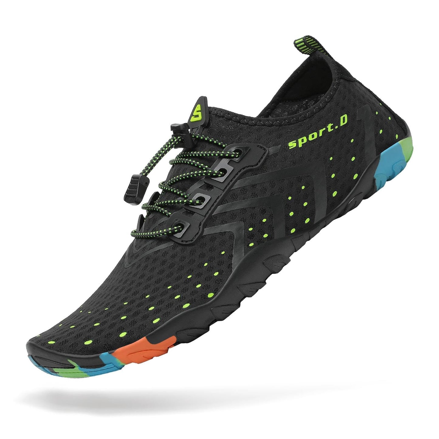 Mishansha Water Shoes for Women Men, Quick-Dry Barefoot Swim Shoes with Drainage Holes, Lightweight Aqua Shoe for Beach Pool River Boating Yoga Walking