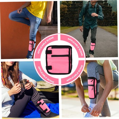 VILLFUL Sports Leg Bag Ankle Pouch for Outdoor Activities Lightweight Calf Phone Holder for Camping Hiking and Cycling for Mobile Phones and Cards Stylish Design