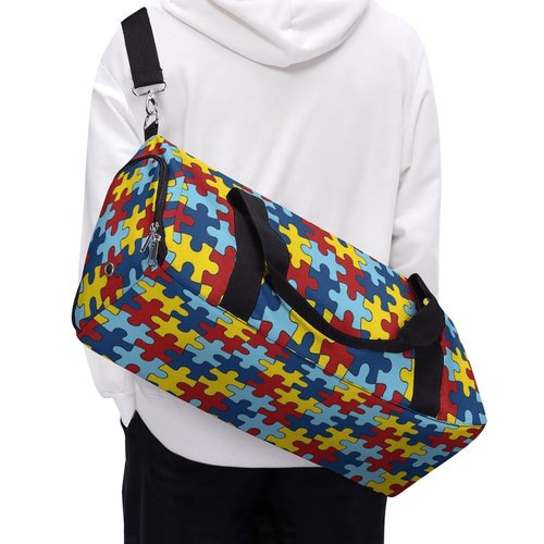 AUTISM AWARANESS Lightweight And Large Capacity Fitness Bag