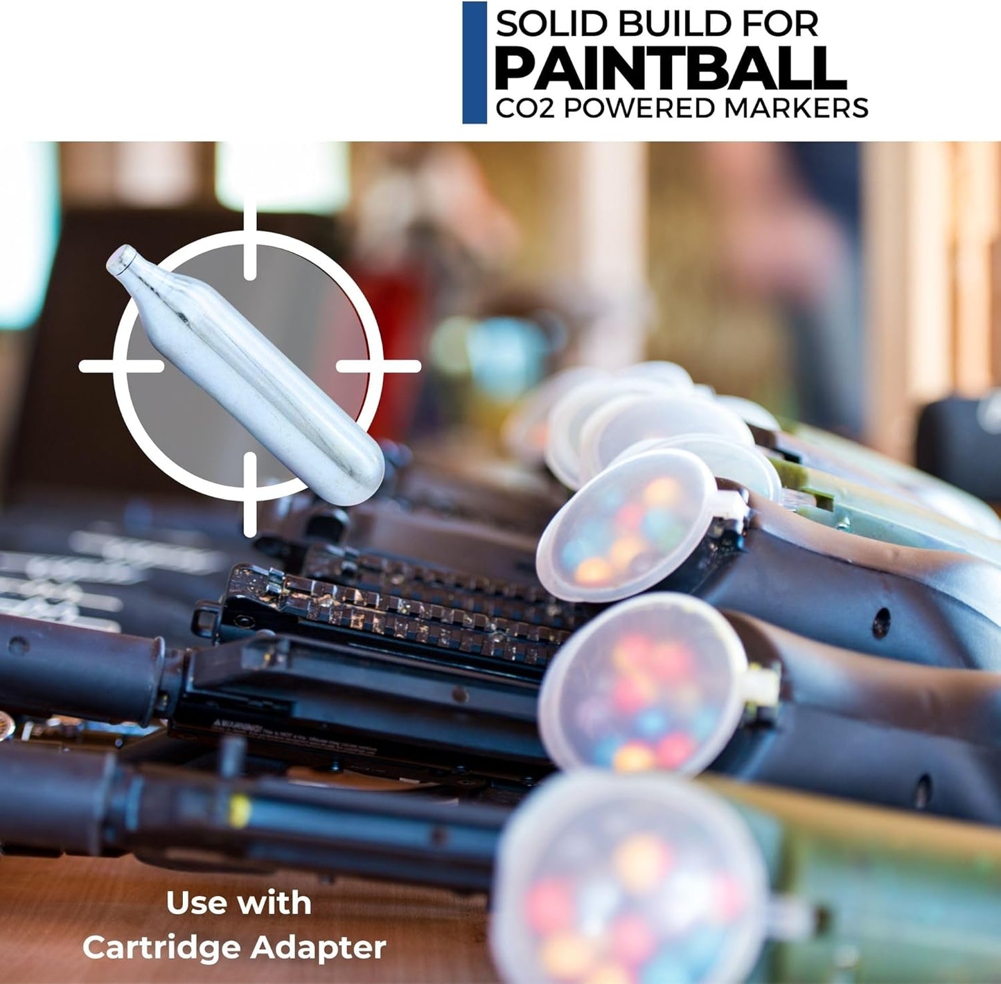 ICO 12 Gram Co2 Cartridges Non-Threaded, CO2 cartridges BB Gun, CO2 BB Pistol, CO2 Airsoft Pistol, and CO2 Paintball Markers (30/50/500 Count)