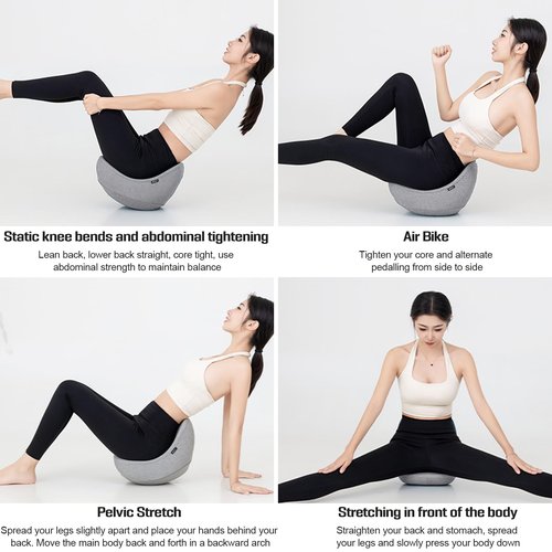 Yoga Balance Open Chair Balance Chair, Balance Pad, Soft Stability Trainer Pad For Workouts, Yoga, Core Strength And Pilates - Device For Women, Men