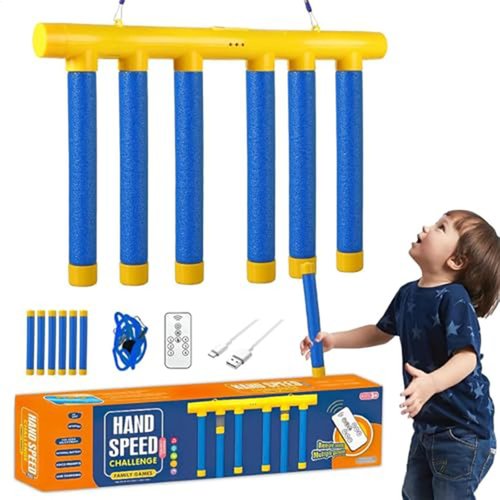 Reflex Challenge Game Drop Sticks, Hand Speed Training Game Reflex Stick, Drop Stick Game Adults, Catching Sticks Game Reaction Training Toy