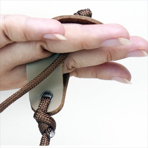 Leather Shepherd Strap Handmade Umbrella Rope Shepherd Strap Thrower Stone Old Style Slingshot