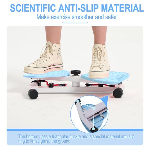 HOTWAVE Waist Twister Board – 360° Rotating Fitness Board for Core Workout, Weight Loss, and Waist Toning – Non-Slip Surface with Adjustable Resistance – Home Exercise Equipment for Men & Women