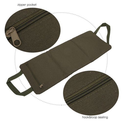 Workout Thin Arm Bag, Weightlifting Sandbag, Yoga Fitness Sandbag, Leg Slimming Training, Freeweight Bag No Fill, Small Protable Sandbag, Lightweight zippered Sandbag, Sandbag Workout Bag(OD Green)