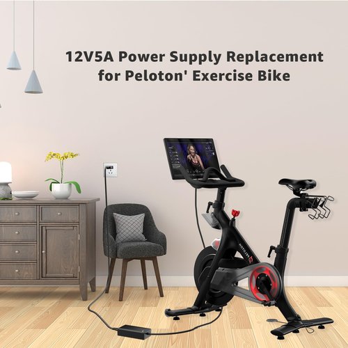 Replacment for Peloton Power Cord, Compatible with Peloton Fitness Console Charger Cord, for Models: PLTN-RB1VO, PLTN-RB1VQ, PLTN-RB1V1, ATS050TP121