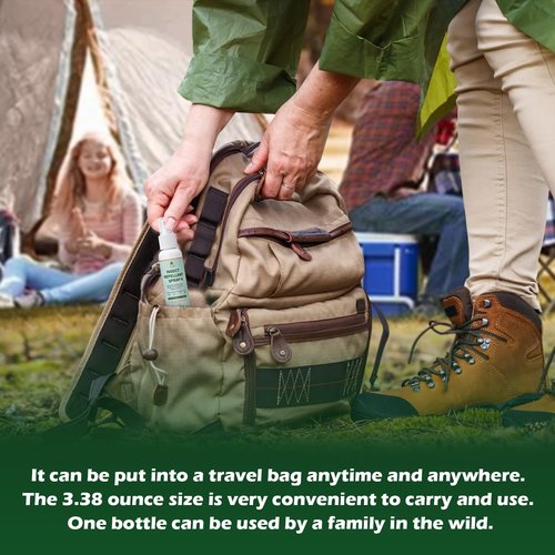 Mosquito Repellent Spray for Body, Made with Plant Essential Oils,Insect Spray Natural Bug Repellent for Skin DEET-Free Travel Size 2Fl Oz (2 Pack)