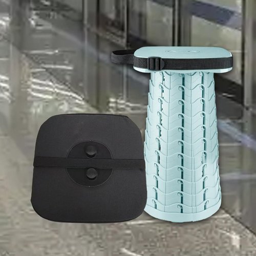 Aymzbd Telescopic Stool Cushion Retractable Folding Stool Cushion Portable Versatile Seat Pad for Outdoor Activities Travel Camping