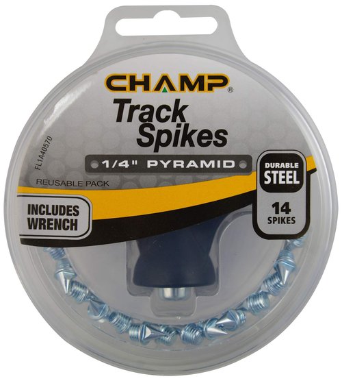 CHAMP 1/4" Steel Pyramid Spikes with Wrench