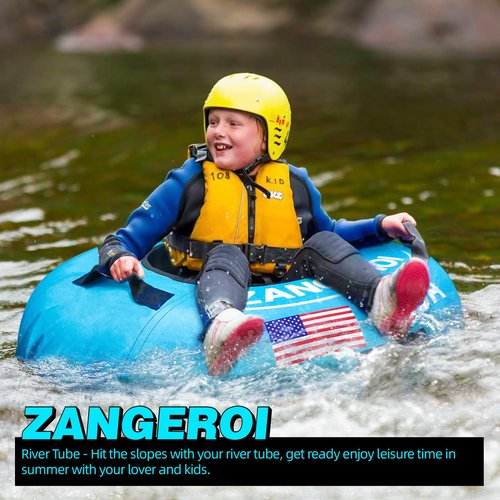 River Tube for Floating Heavy Duty Rubber River Tube, Sledding Float | Pool Closing Inner Tube | Truck Inner Tubes River Run Tubes for Floating Heavy Duty River Tubes for Floating (Light Blue)