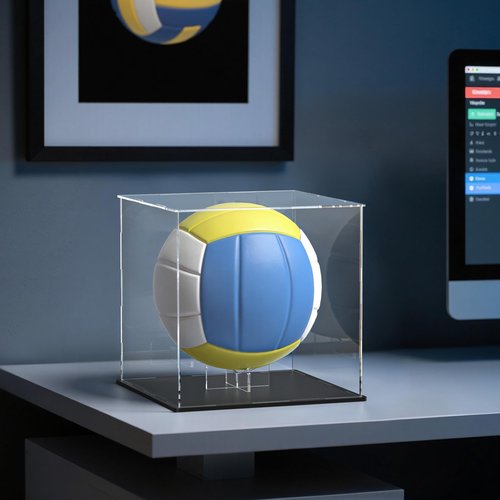 Ultra-Clear Acrylic Sports Ball Display Stand (3-Pack), Thick Shatterproof Holder for Softball, Baseball, Golf Ball & Memorabilia – Small Size 1.97 x 1.1 inch