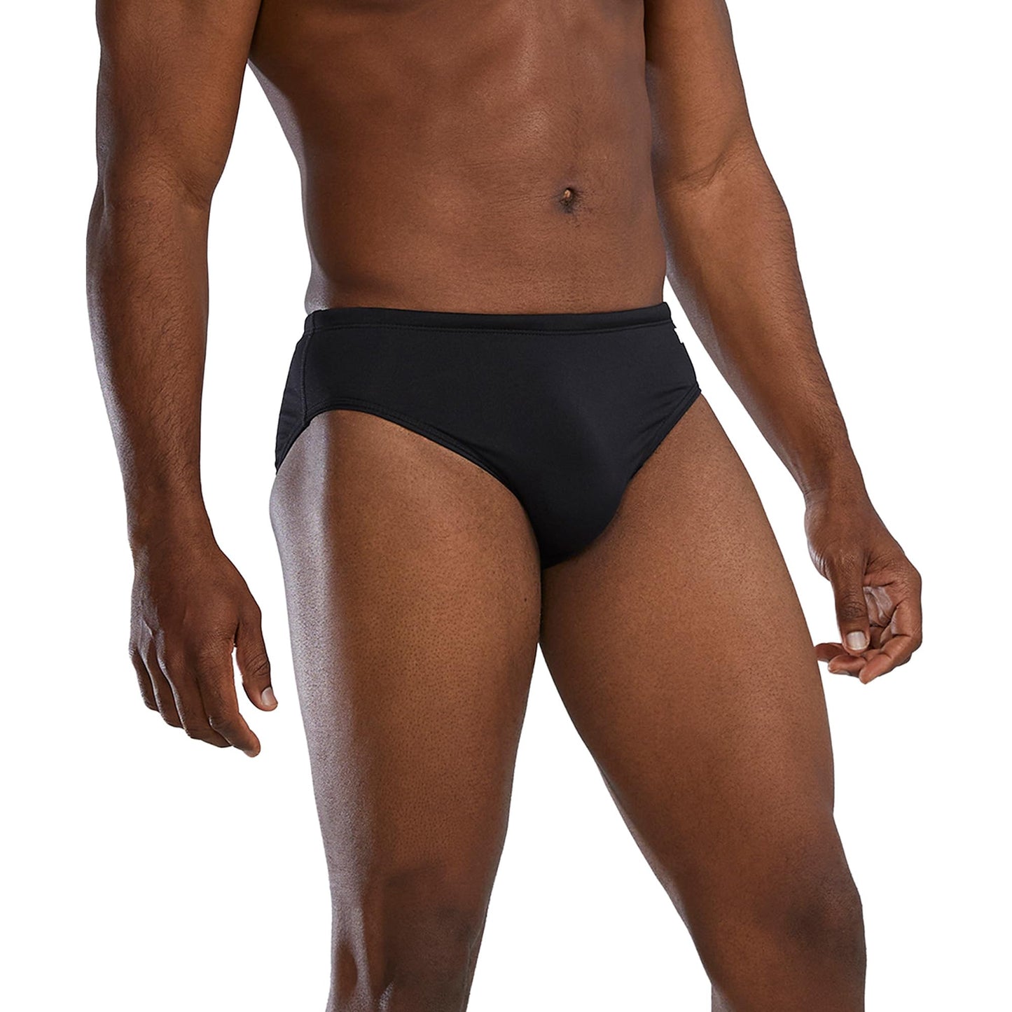 TYR Men's Durafast Elite Solid Racer Swim Suit (Black, 32)