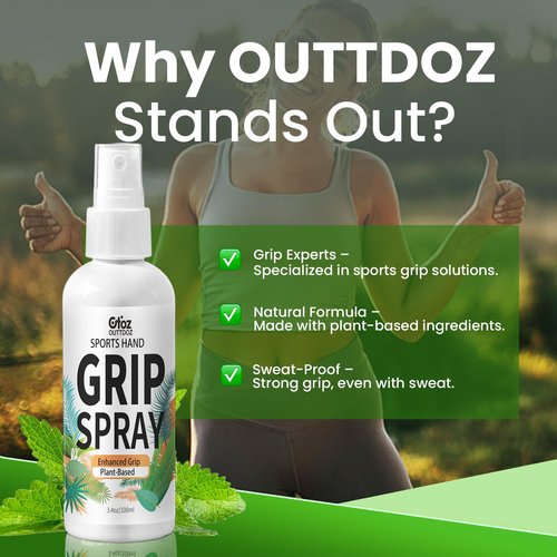 Anti-Slip Grip Spray 3.4 oz – Plant-Based, Quick-Drying, Non-Residue Grip Enhancer with Sticky Boost pole grip for pole dancing, Aerial Silks, Pickleball, Golf, Tennis, and More