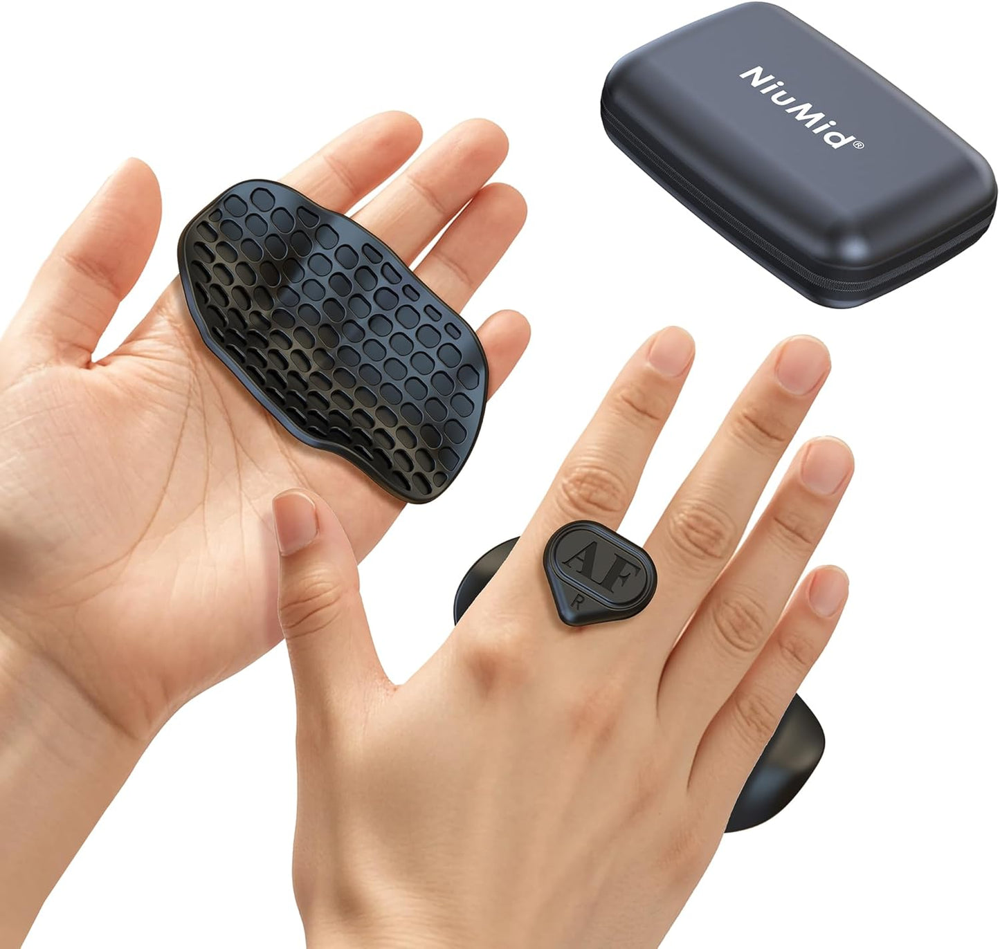 2nd Gen Enlarged Anti-Slip Workout Grips - Ergonomic Hand Protector Gloves for Weight Lifting, Pull-Ups, Gym Training and Exercise, for Men and Women