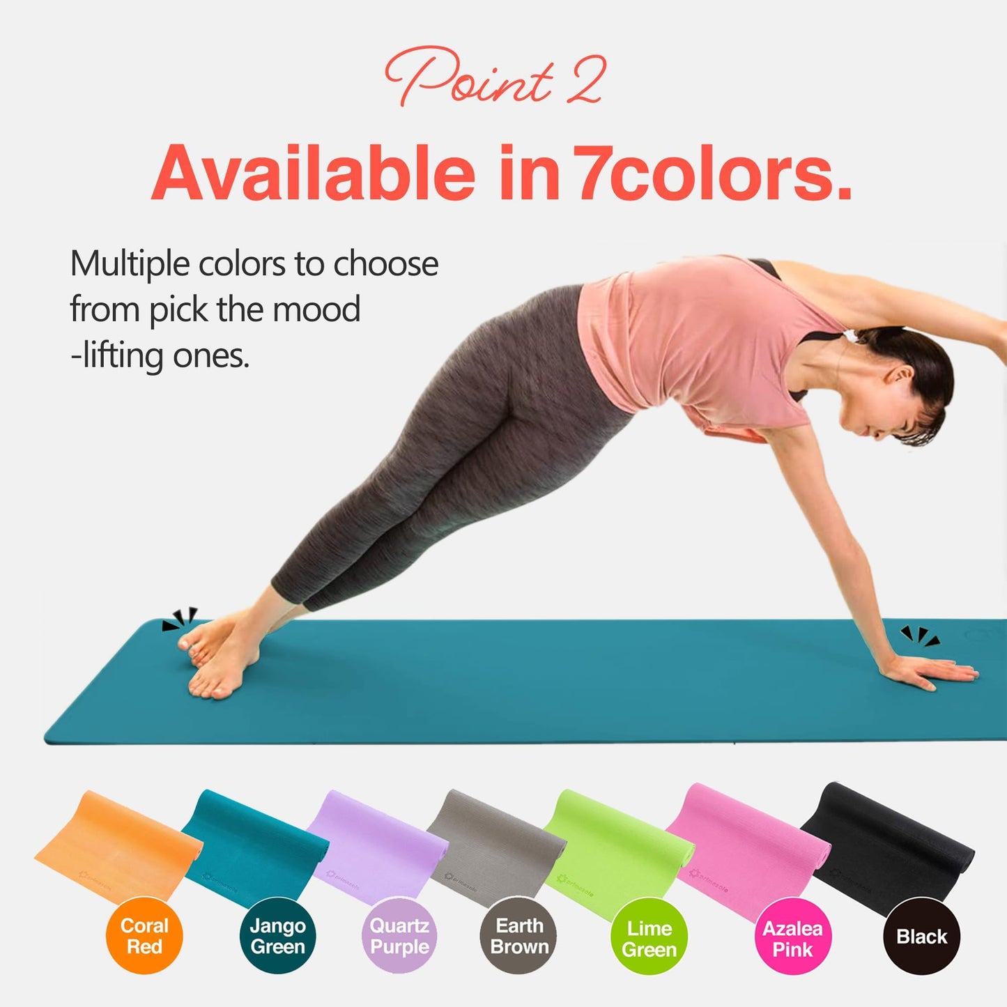 Primasole Professional Yoga Mat 1/4 Inch Thick – Slip-Resistant Exercise Mat for Yoga, Gym & Home Workouts – High Density Anti-Skid Pilates Fitness Mat (Forest Green)