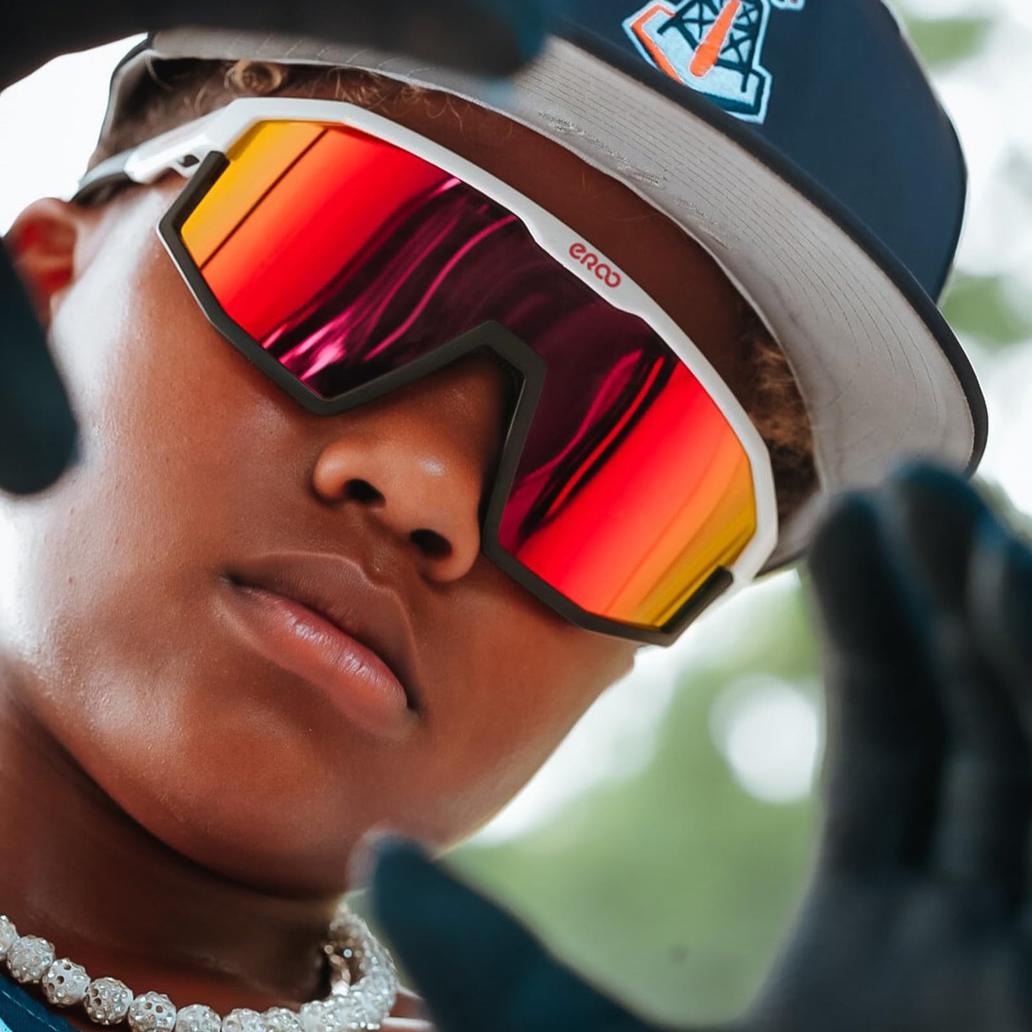 ER00 Eazyrun F24 Polarized Small Sport Sunglasses for Youth Women Kids, Baseball Cycling Running MTB Softball Padel Beach Volleyball Sports