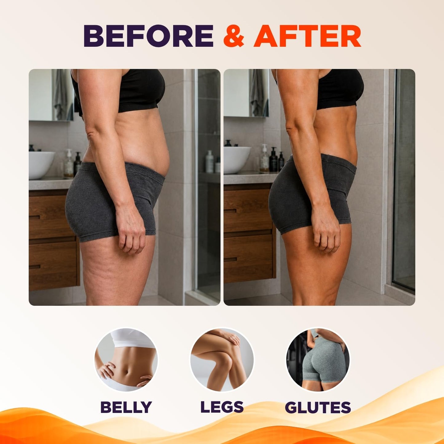 Hot Firming Lotion Sweat Enhancer - Skin Tightening Cream for Stomach Fat and Cellulite - Sweat Cream for Better Workout Results - Long Lasting Moisturizing Pre and Post Workout Massage Lotion