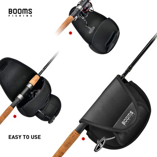 Booms Fishing RC2 Spinning Reel Cover, Fishing Reel Protective Case, Fit for 2000~3000 Spinning Reels, Medium Size