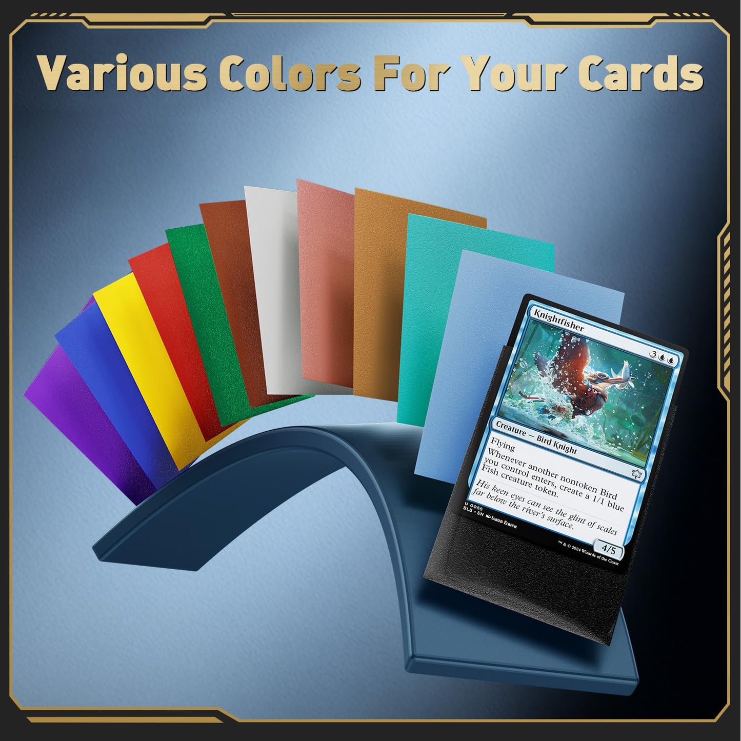 1200CT Matte Card Sleeves, 12 Colors MTG Card Sleeves, Magic PKM Deck Sleeve for TCG, Game Cards