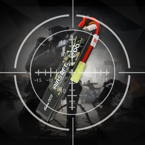 Gens ace 25C 1200mAh 2S1P 7.4V Airsoft Battery with TMY Plug