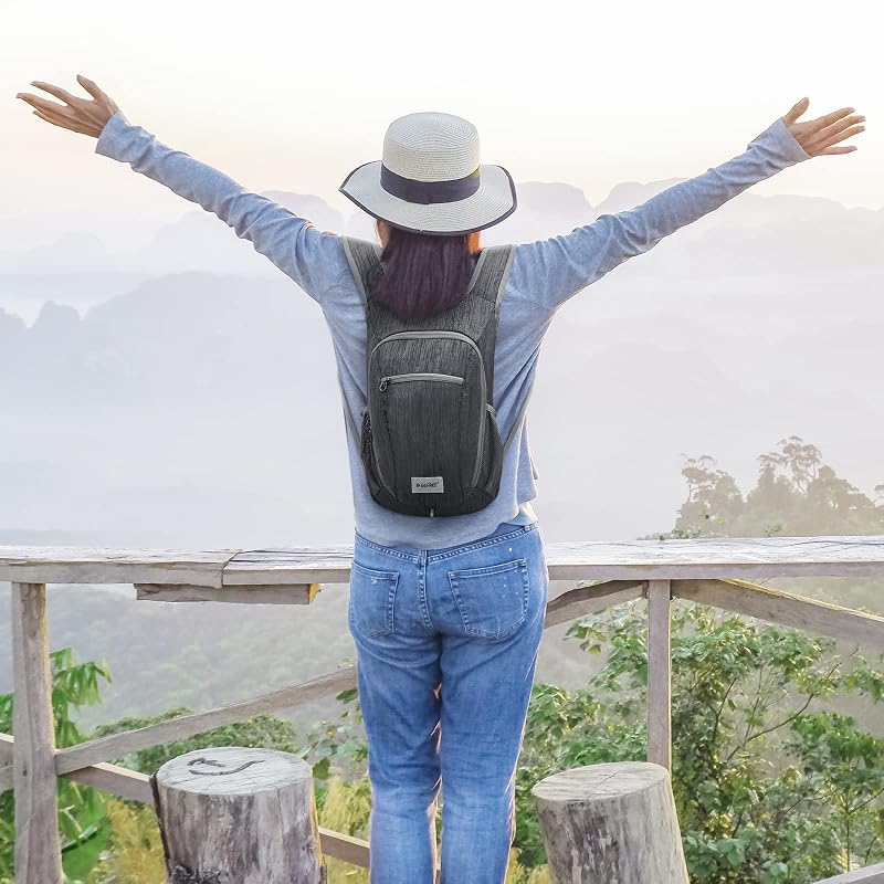 G4Free 10L/15L Foldable Hiking Backpack - Black 15L Variation