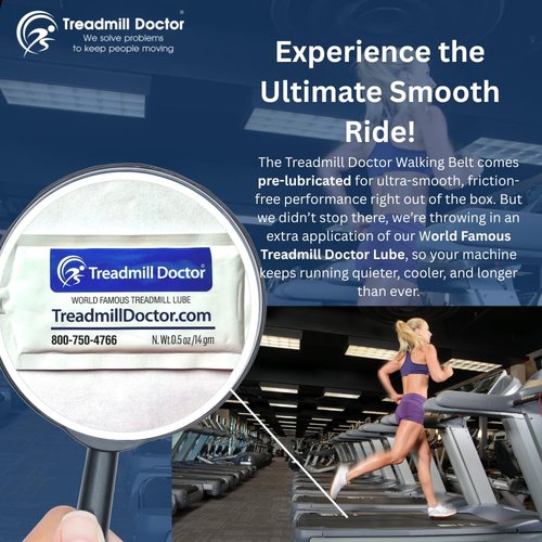 Treadmill Doctor Walking Belt for The Nordictrack T 6.5 S Treadmill Model Number 250160 Part Number 263241