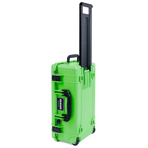 ColorCase Pelican Air 1535 Carry-On Case - Lime Green, Waterproof, 1 Compartment, 20.39" x 11.2" x 7.21" Case Only, Black Handles & Latches