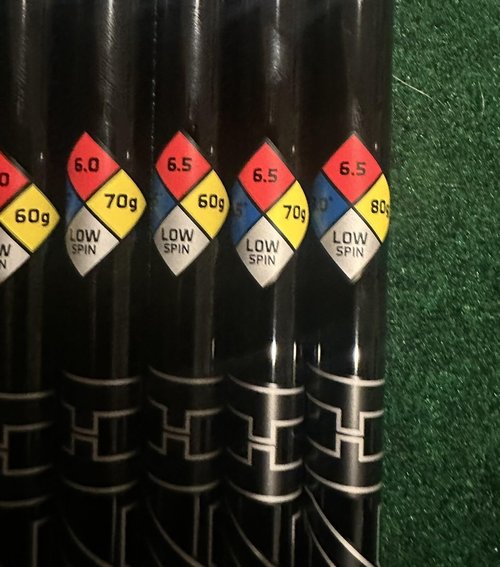 Old Town Golf New HZRDUS Smoke Black Driver Shaft 6.0 Stiff Flex - Choose Shaft and Adapter/Titlst - Mid Size - 60g