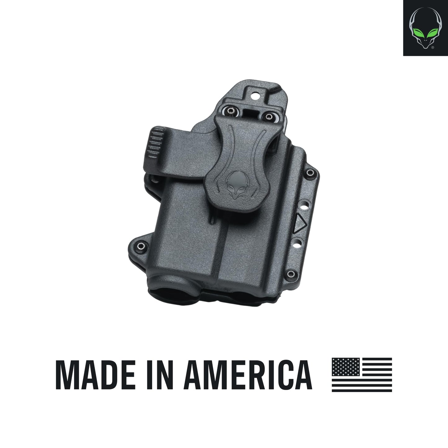Alien Gear Photon Holster for Glock 19 (Gen 1-5)/19X/19 MOS/23/44/45, MR920 and XR920 – IWB/OWB – Compact Light - Fits TLR-7A, TLR-7X, & TLR-7 HL-X – Ambidextrous