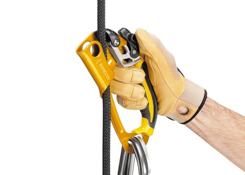 Petzl Ascension Ascender - Ergonomic Handled Rope Ascender for Climbing and Rigging - Right