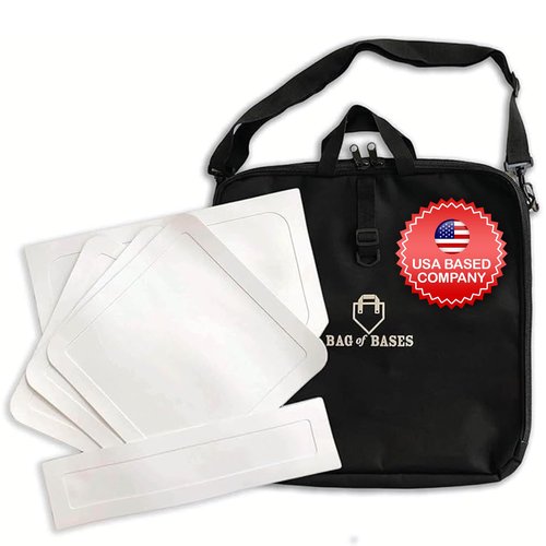 Easy Play Sports & Outdoors, Kids &Adults - Rubber Bases Bag Set - Baseball, Kickball, Tee Ball, Wiffle Ball - Practice, Yard