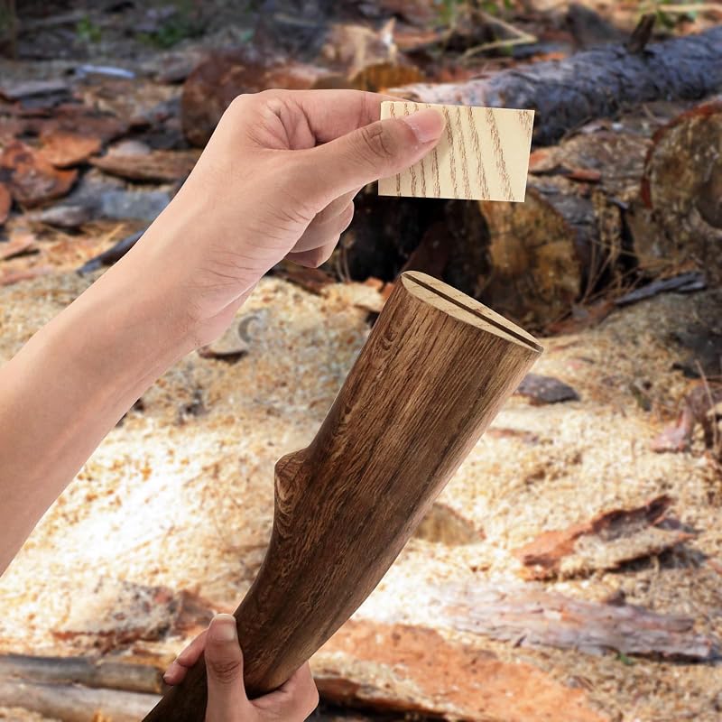32.8-Inch Hickory Axe Handle Replacement Kit with Wedges - Includes 1 Wooden + 2 Steel Wedges (Variation of THIS listing: 32.8 Inch)